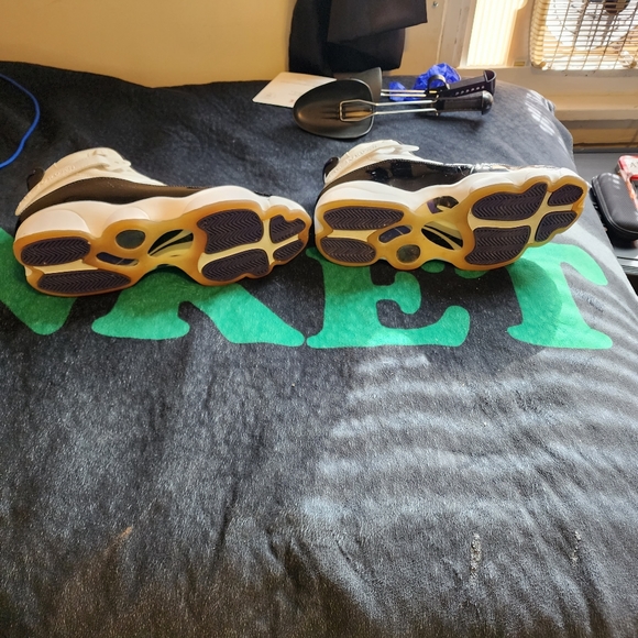 Jordan 6 Ring size 10 white and black Mens or 11 1/5 Women's NO BOX USED - Picture 10 of 10